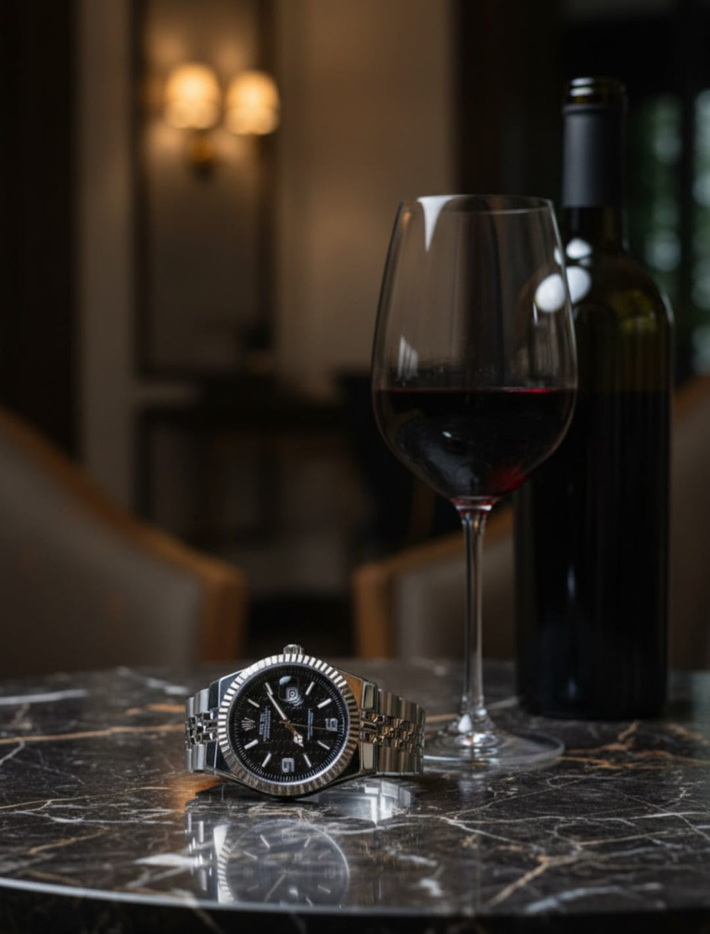 Rolex GMT Master Stainless Steel Black Dial