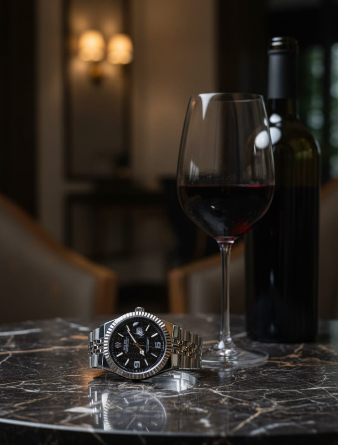 Rolex GMT Master Stainless Steel Black Dial