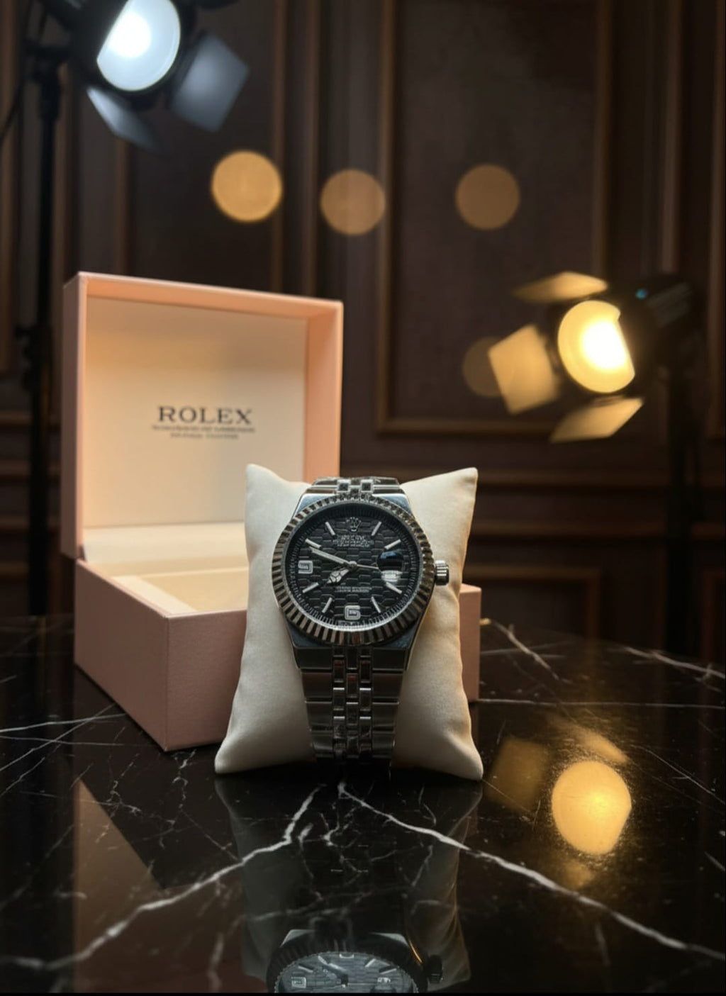 Rolex GMT Master Stainless Steel Black Dial