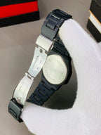 Casual Black Quartz Wrist Watch........!!!!!!!!!!