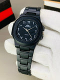 Casual Black Quartz Wrist Watch........!!!!!!!!!!
