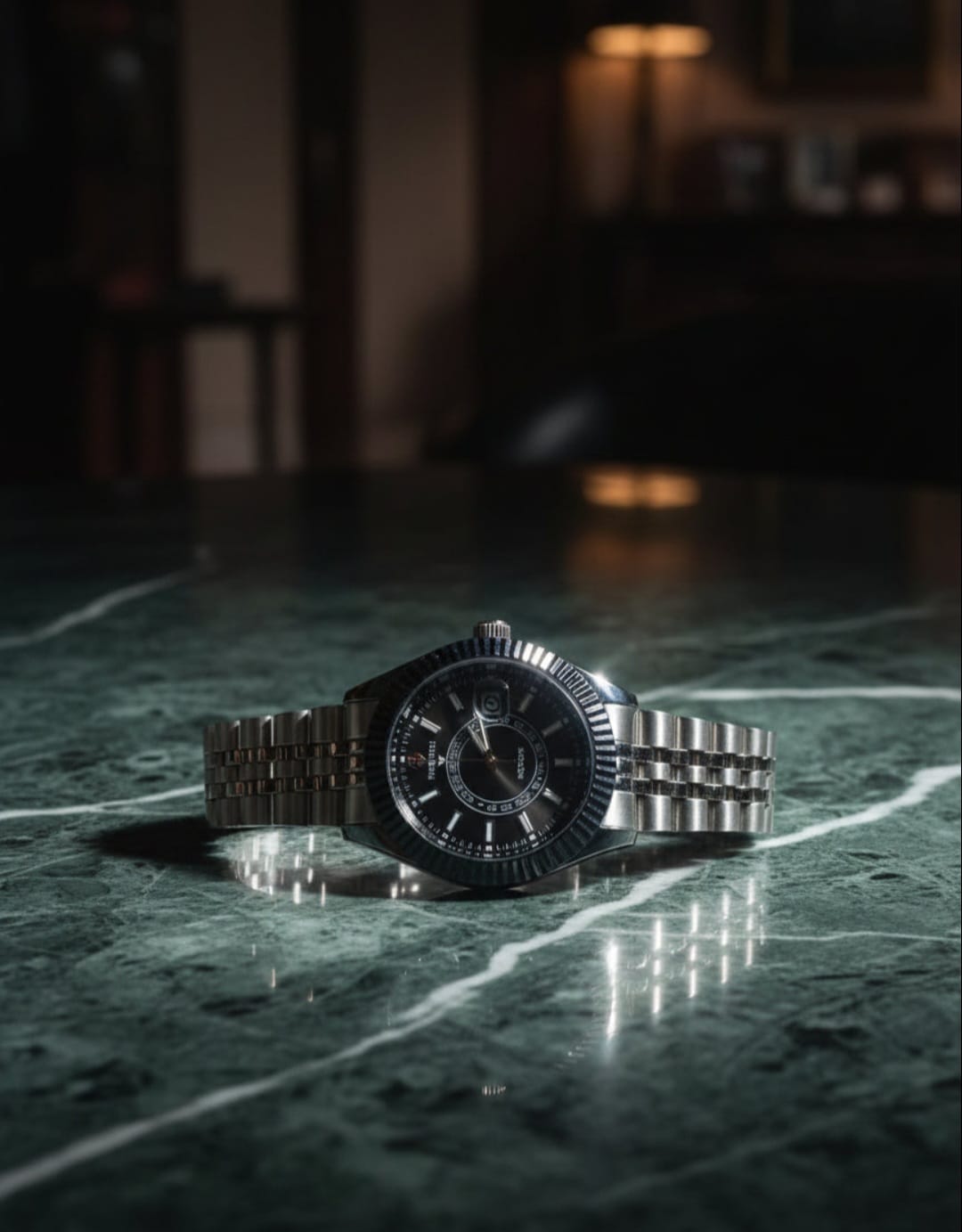 Proking Men’s Watch with Date Function & Secure Crown Lock