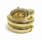 Women Cool Snake Shape Bangle Watch Girls Quartz