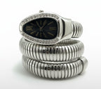 Women Cool Snake Shape Bangle Watch Girls Quartz