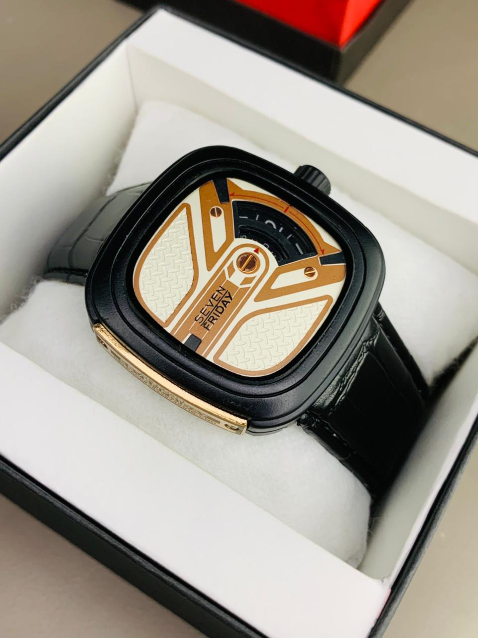 Belleda Men's Leather Strap Watch.....!!!!!!