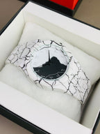 White Arabic Aura Watch For Men's........!!!!!!!!