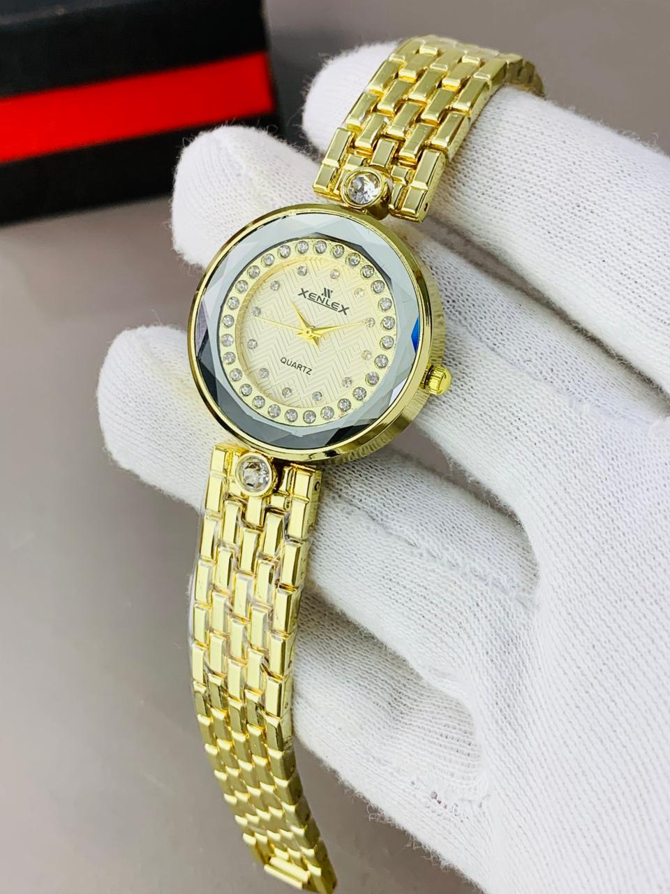 Stylish Golden Women's Watch......!!!!!!!