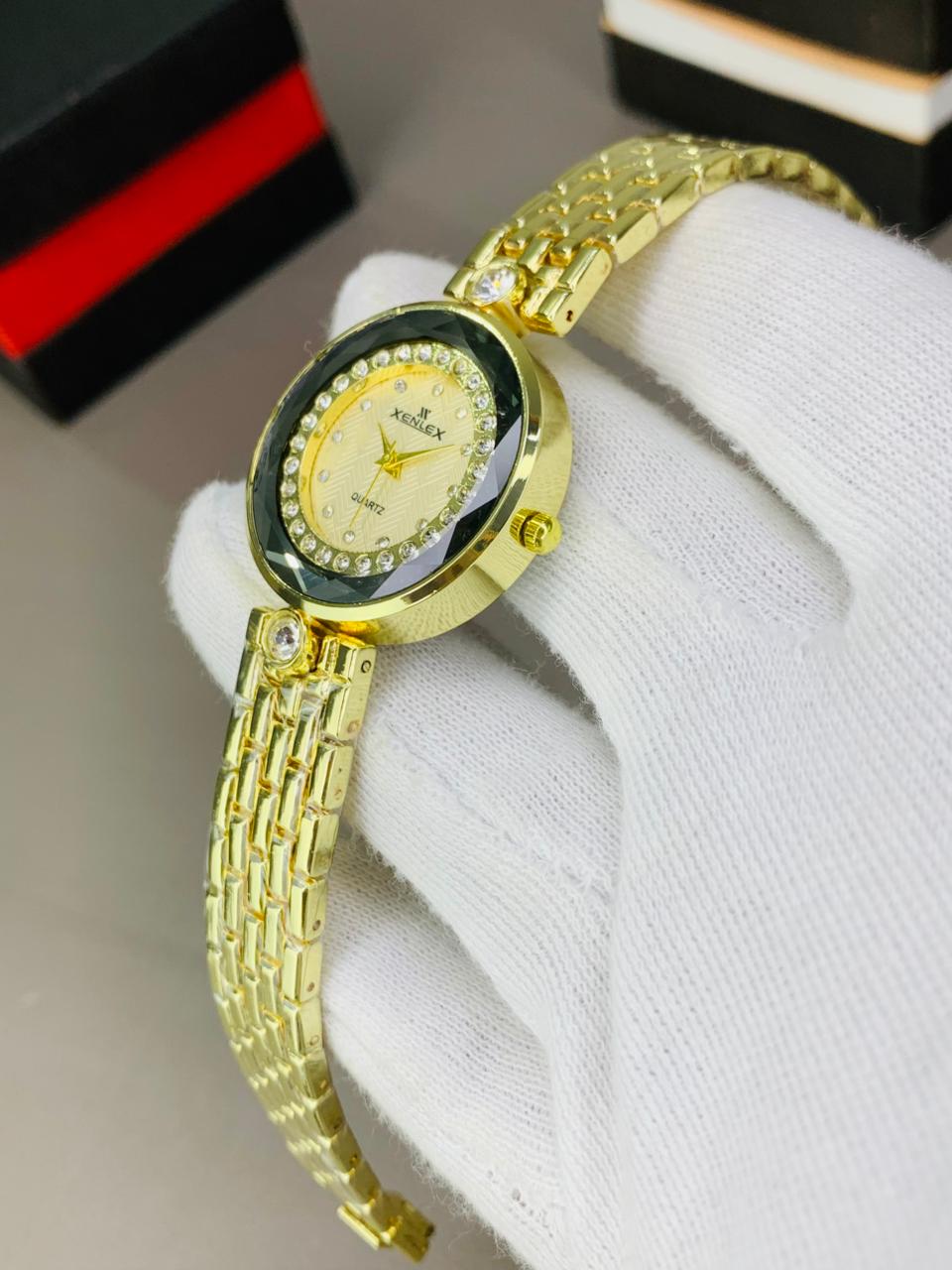 Stylish Golden Women's Watch......!!!!!!!