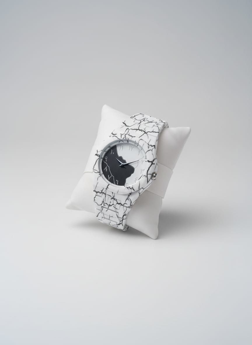 White Arabic Aura Watch For Men Stylish Aura Watch 100% Original Watch